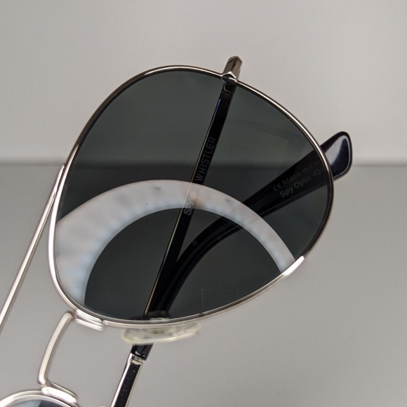 SPY Optic Whistler Aviator Unisex Polarized Sunglasses Silver/Grey 58[]14 140 main image 2